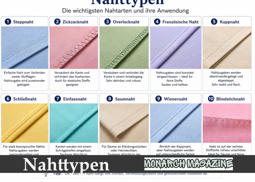 Nahttypen